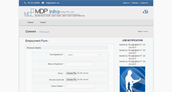 Desktop Screenshot of mdpinfra.com